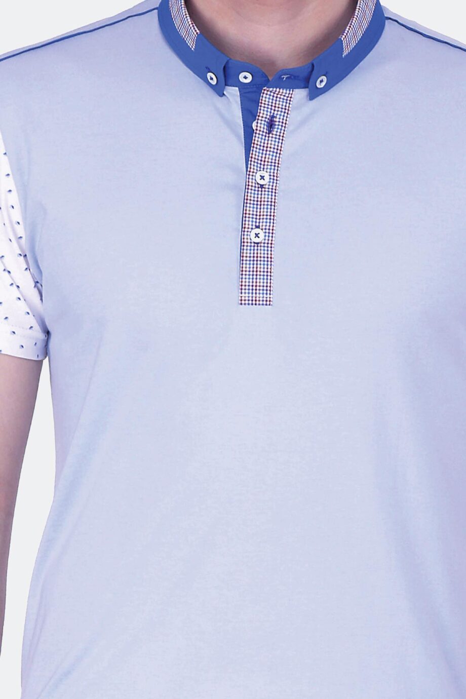 Contrast Sleeve Jersy Polo