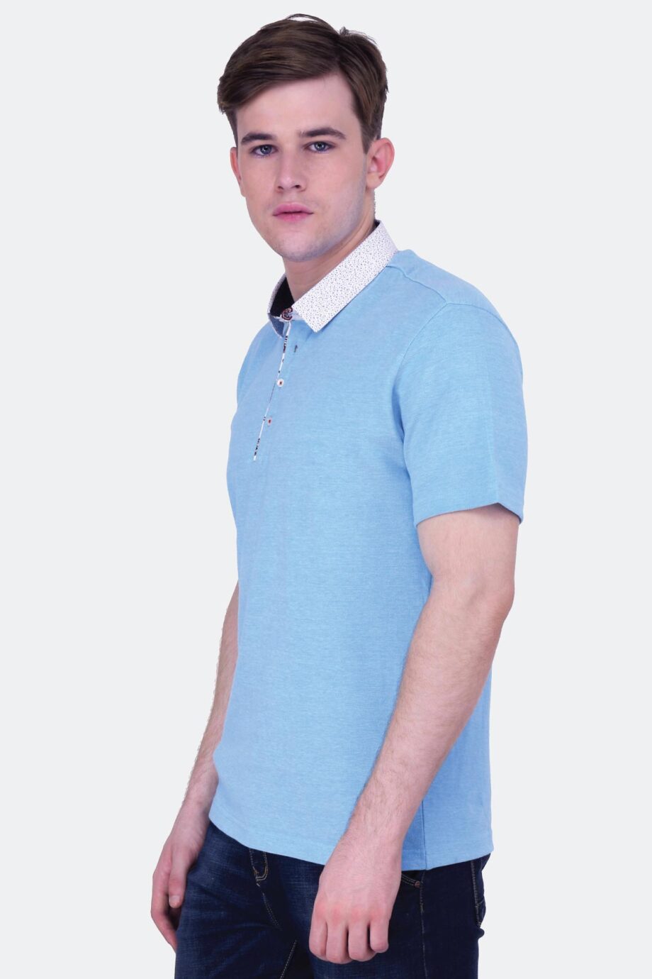 Printed Trims Pique Polo