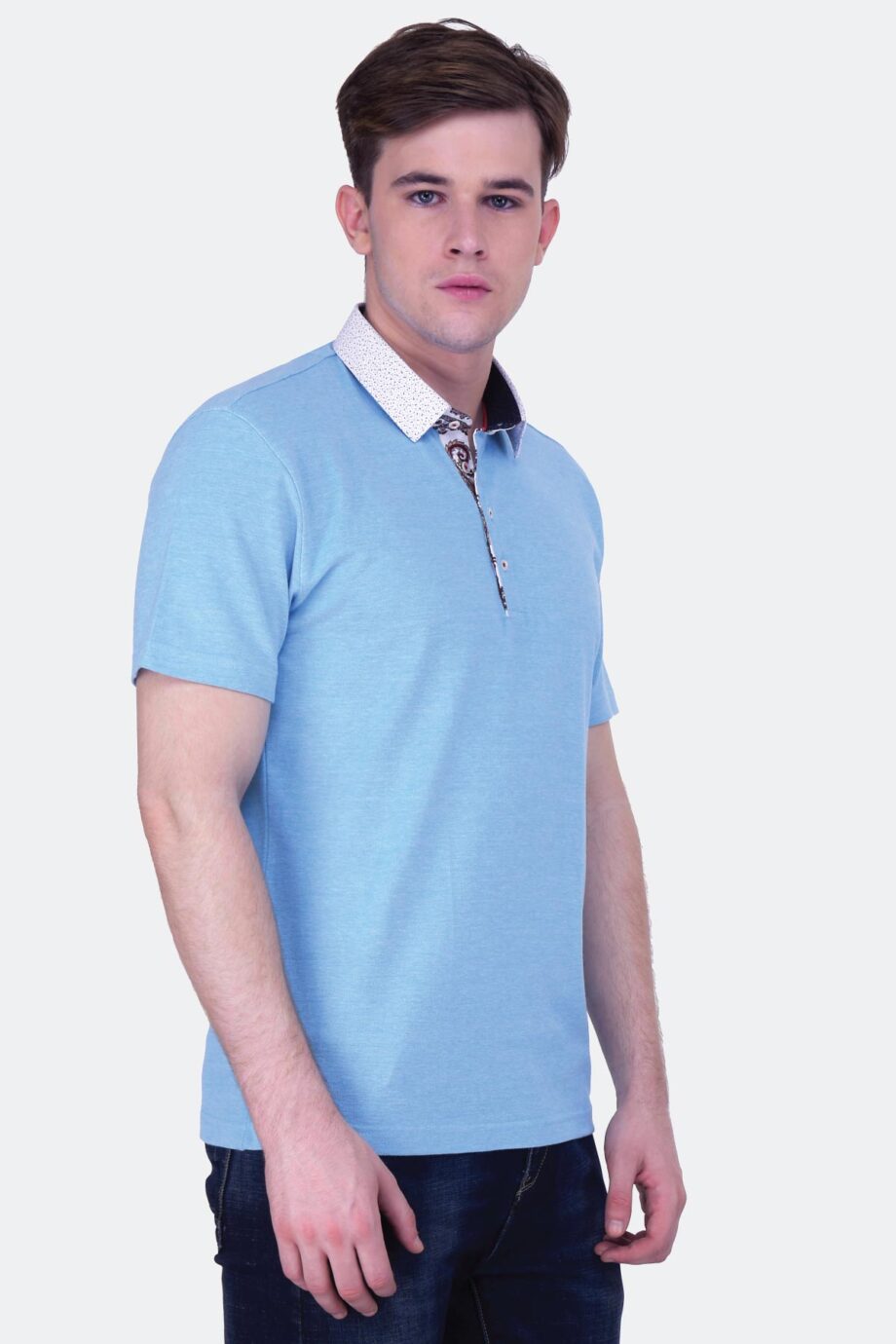Printed Trims Pique Polo