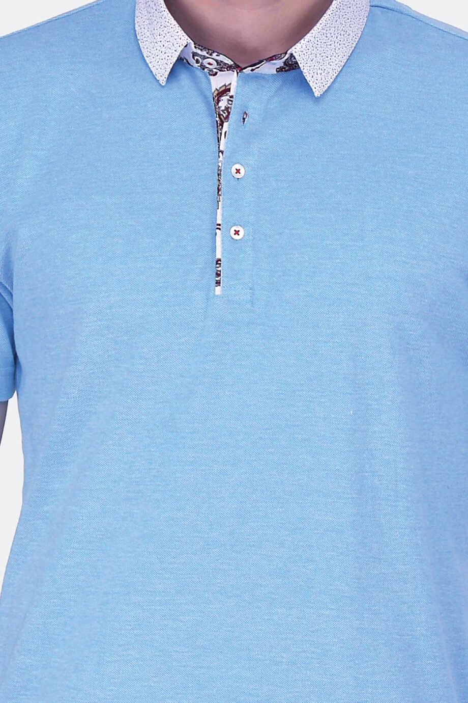 Printed Trims Pique Polo