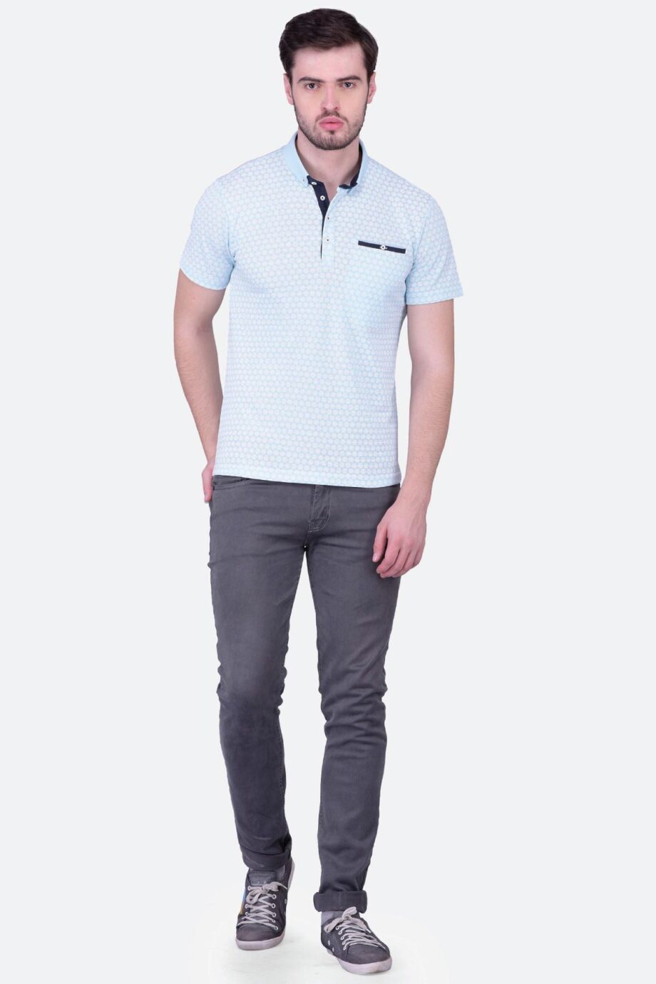 Zig Zag Dot Polo