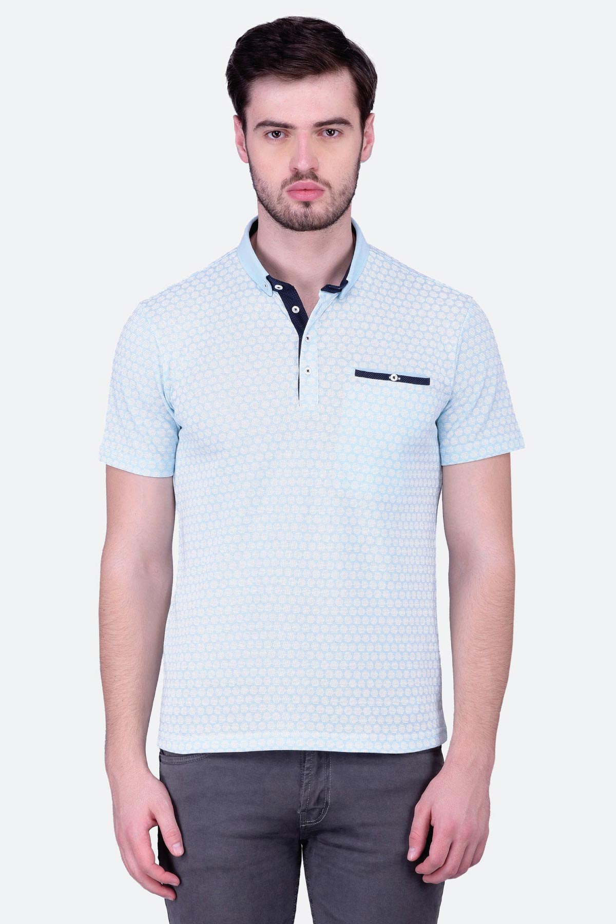 Zig Zag Dot Polo - Quontico