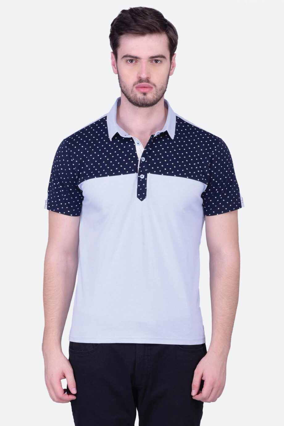 Printed Yoke Polo