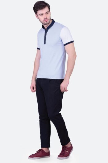 Printed Sleeve Polo