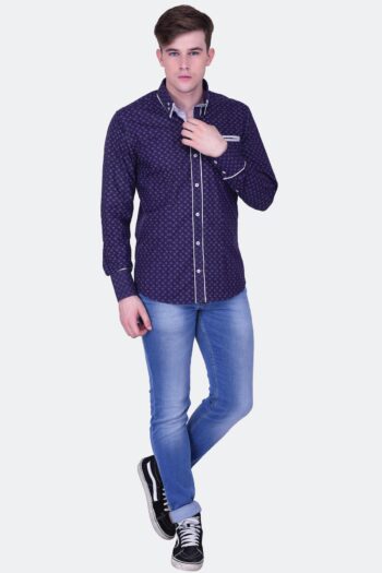 Piping Printed Shirt