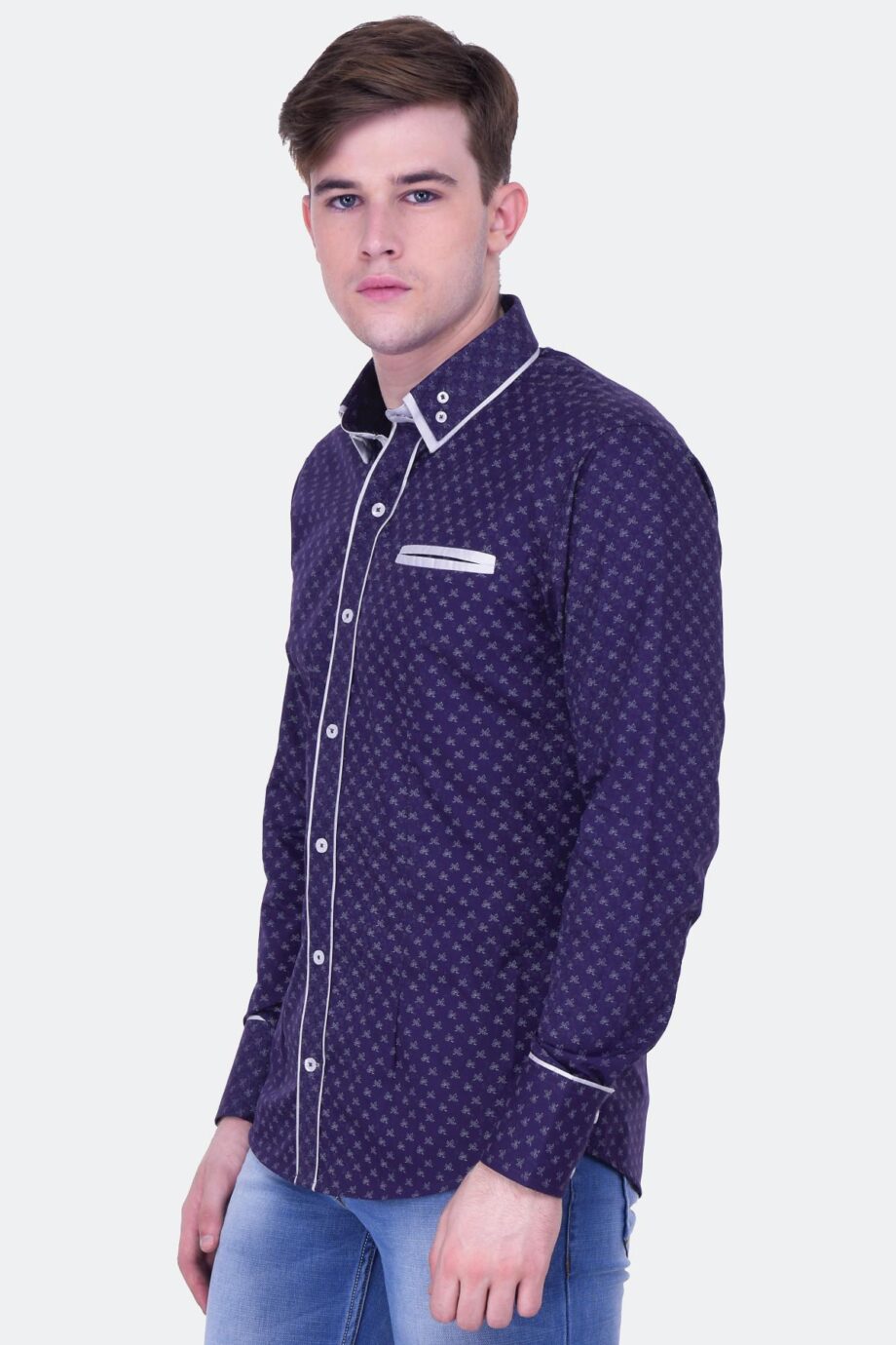 Piping Printed Shirt