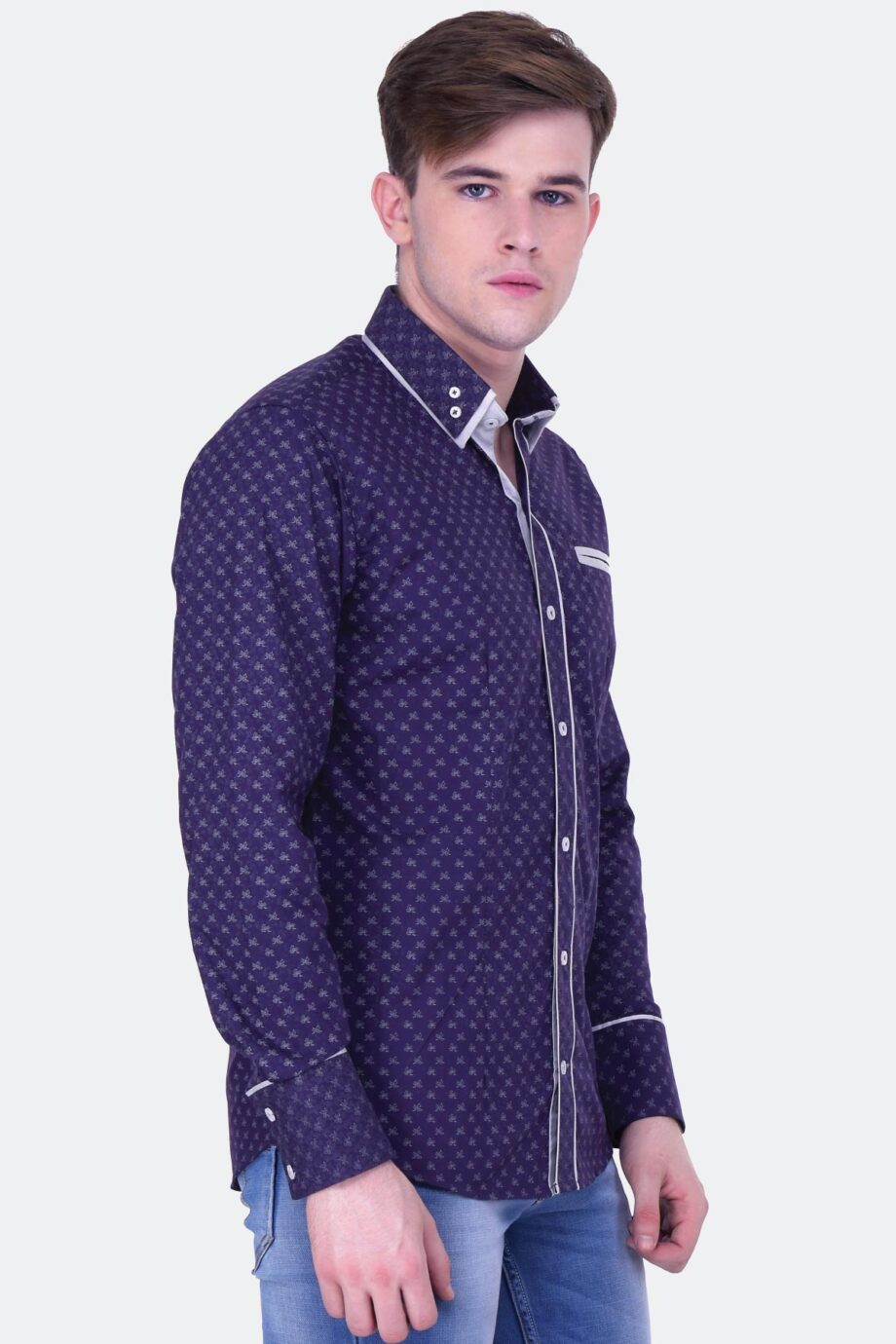 Piping Printed Shirt