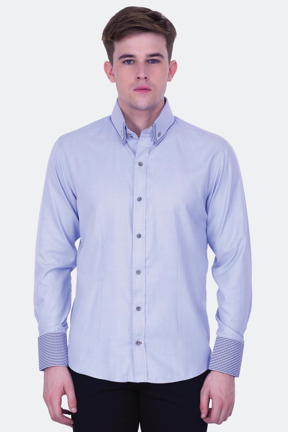 Oxford Shirt with Ghingham Trims