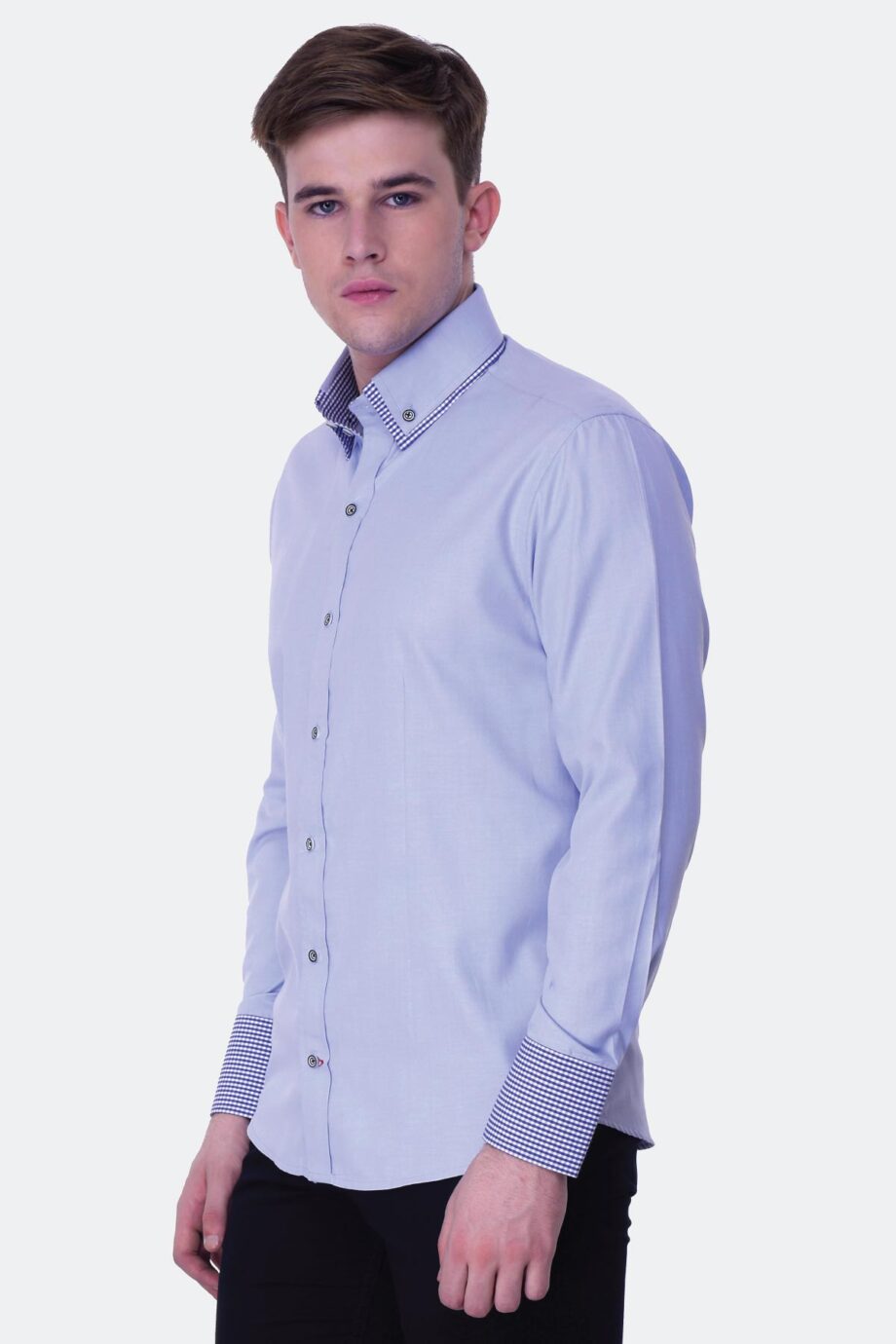 Oxford Shirt with Ghingham Trims