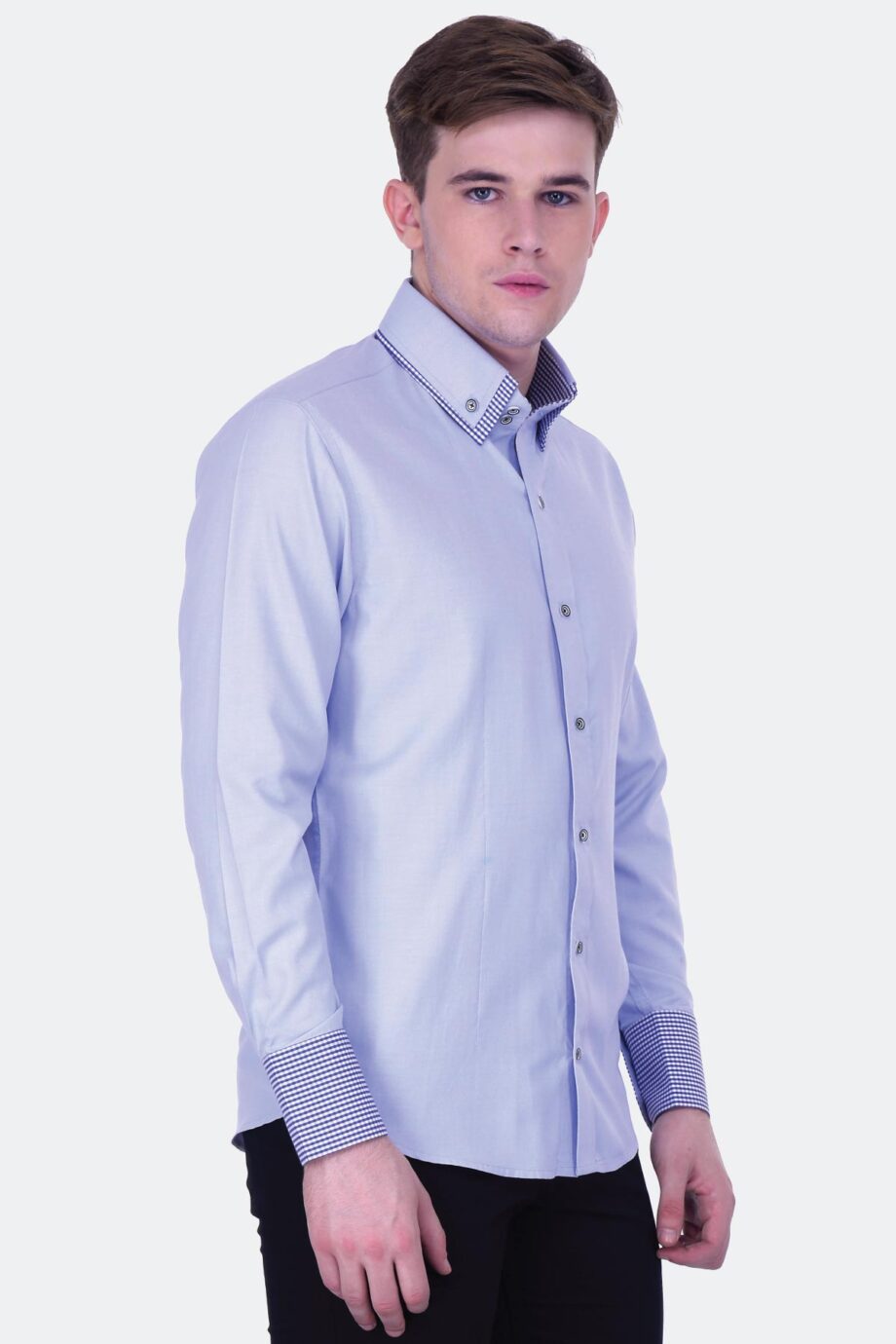 Oxford Shirt with Ghingham Trims