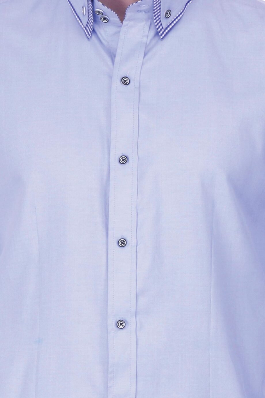 Oxford Shirt with Ghingham Trims