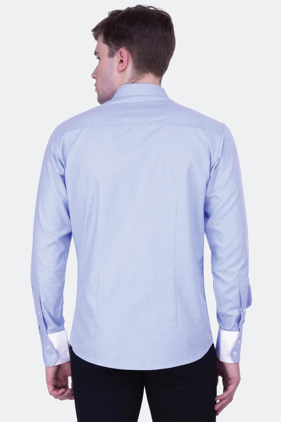 Self Diagonal Stripe Shirt