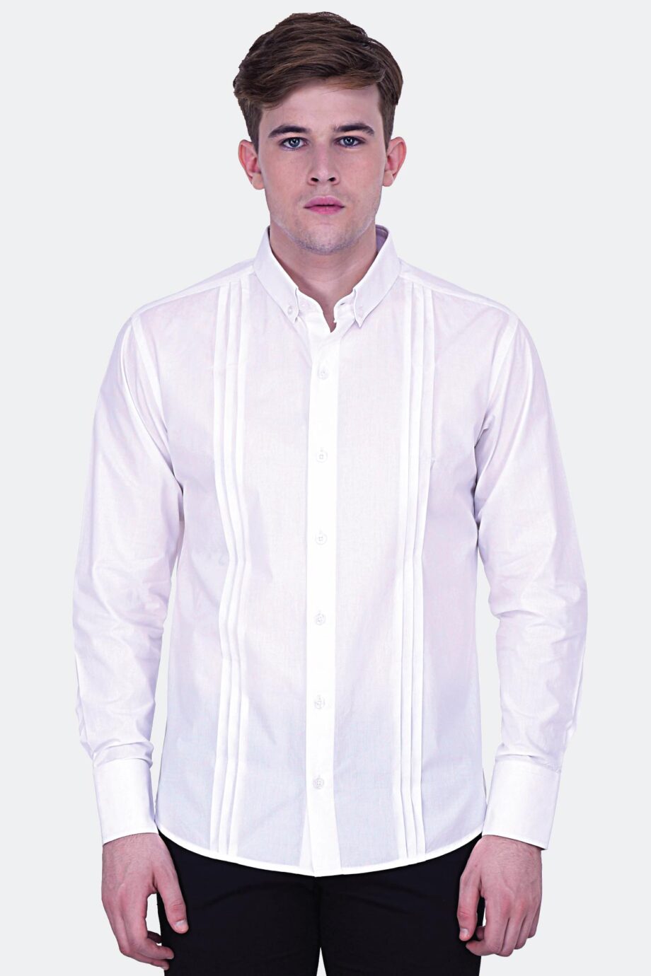 Front Pleated Shirt