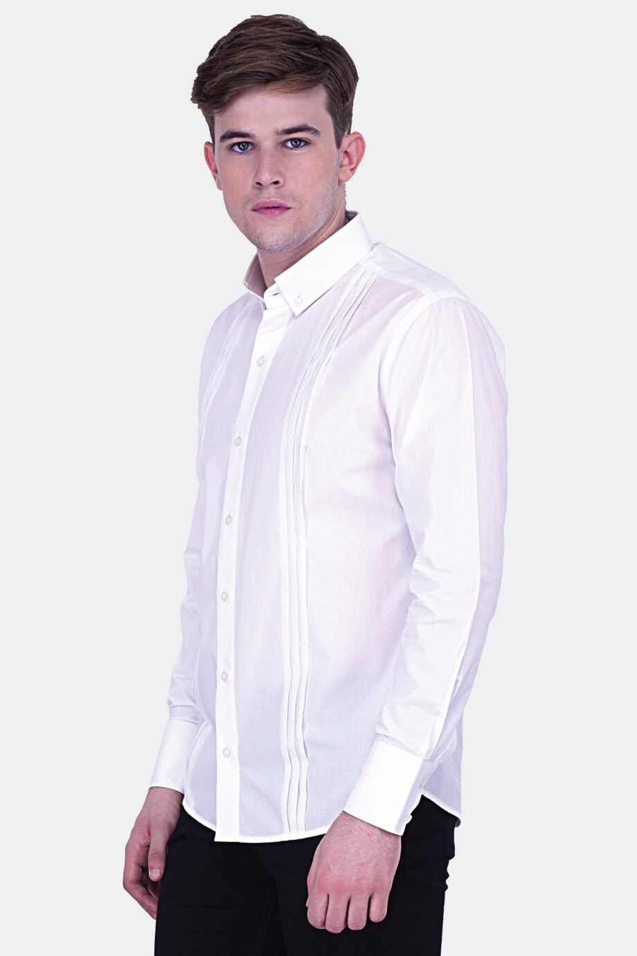 Front Pleated Shirt
