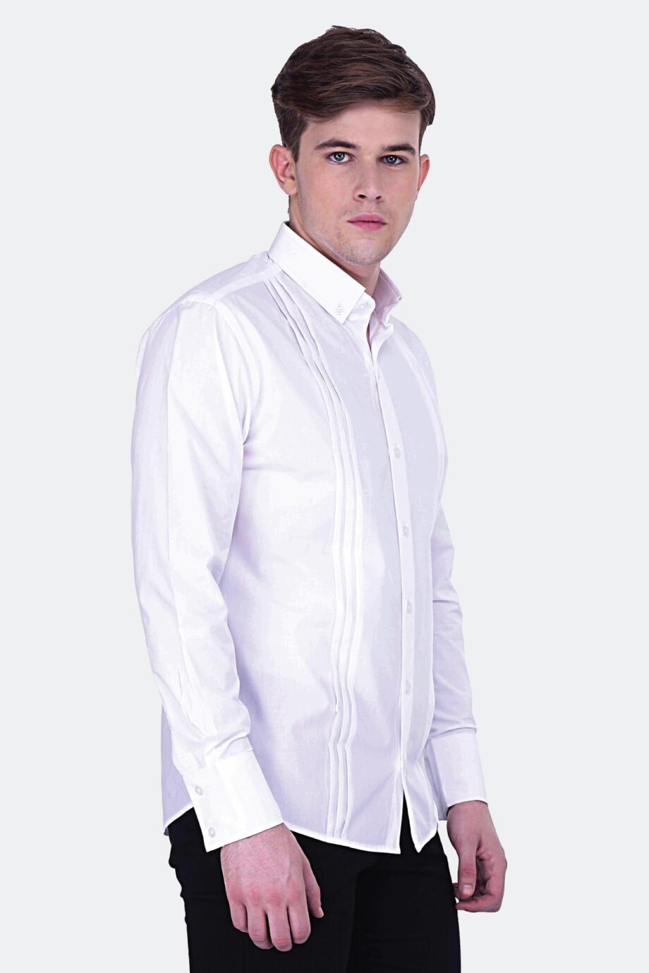 Front Pleated Shirt