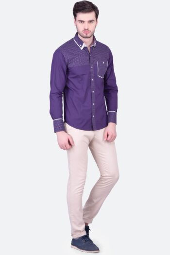 Printed Yoke Shirt