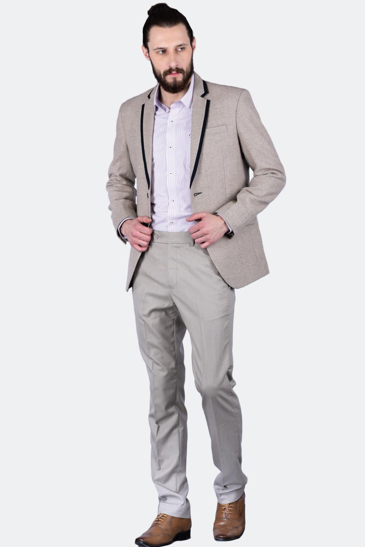 Herringbone Blazer - Quontico