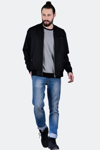 Tweed Bomber Jacket