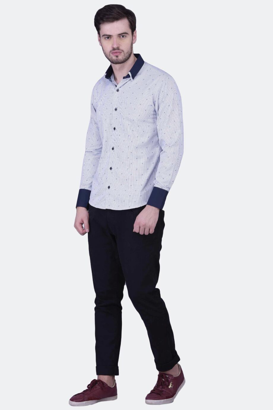 Micro Ghingham Shirt