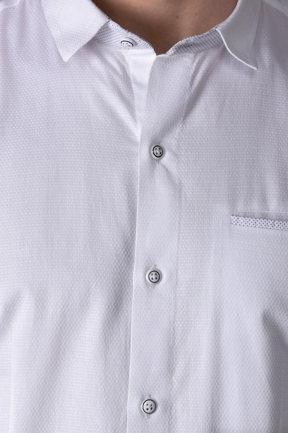 Dobby Dot Shirt - Quontico