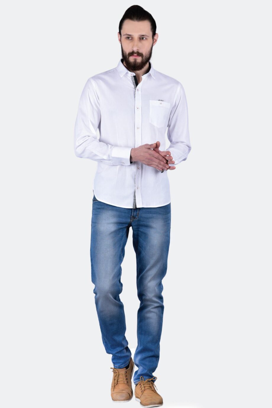 Floral Trim Shirt