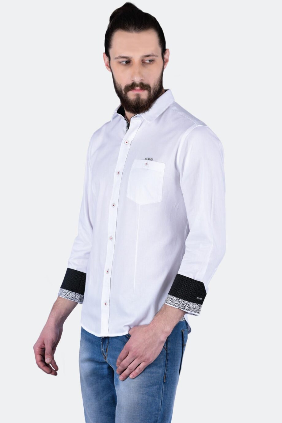 Floral Trim Shirt