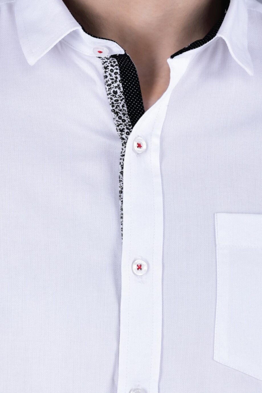 Floral Trim Shirt