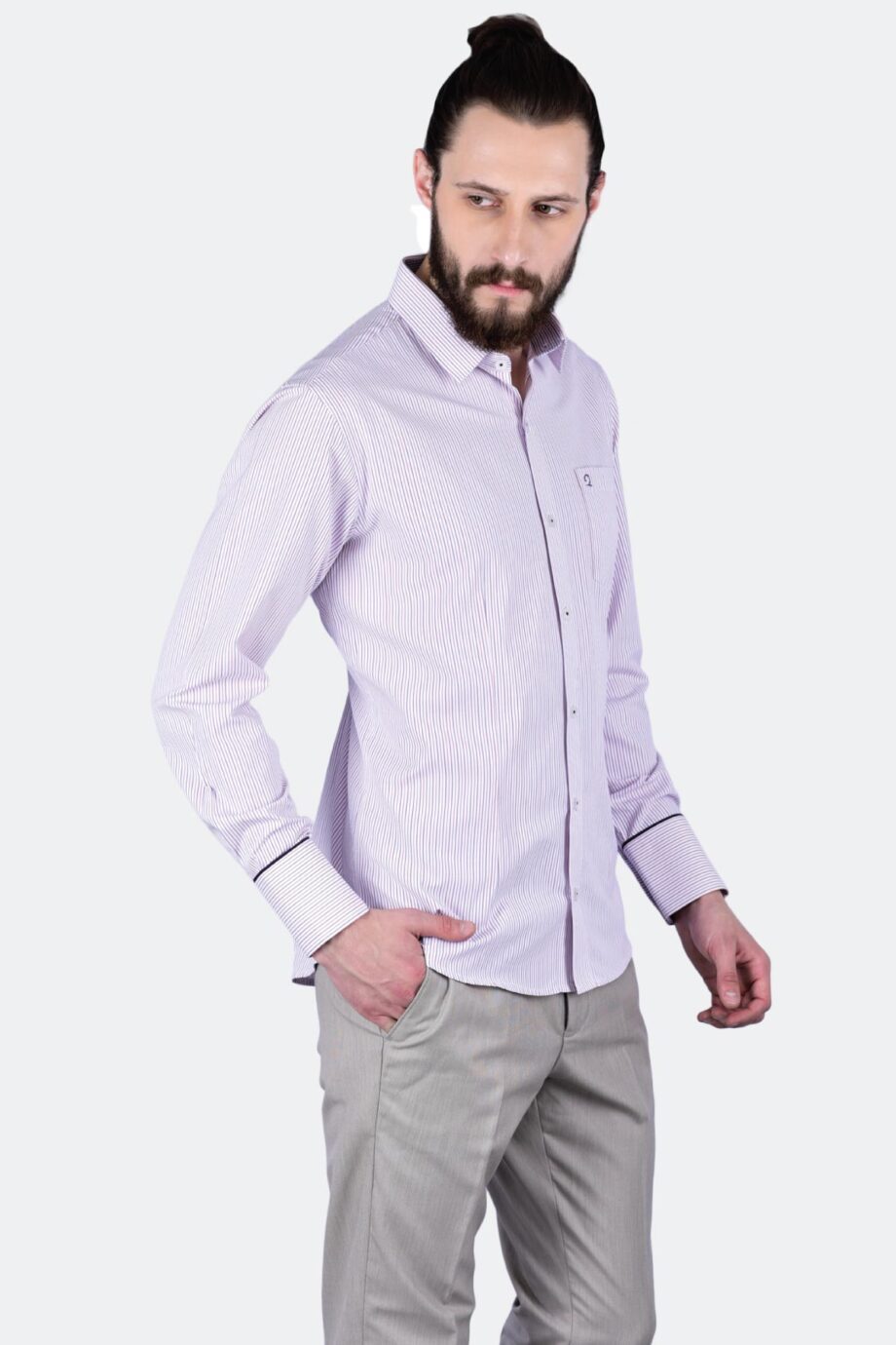 Cuff Piping Shirt