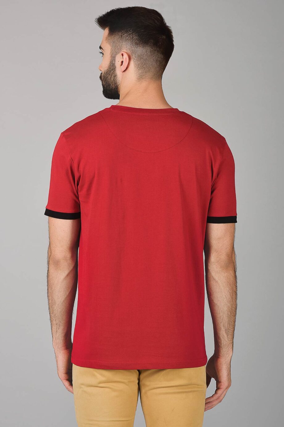 Contrast Print T-Shirt