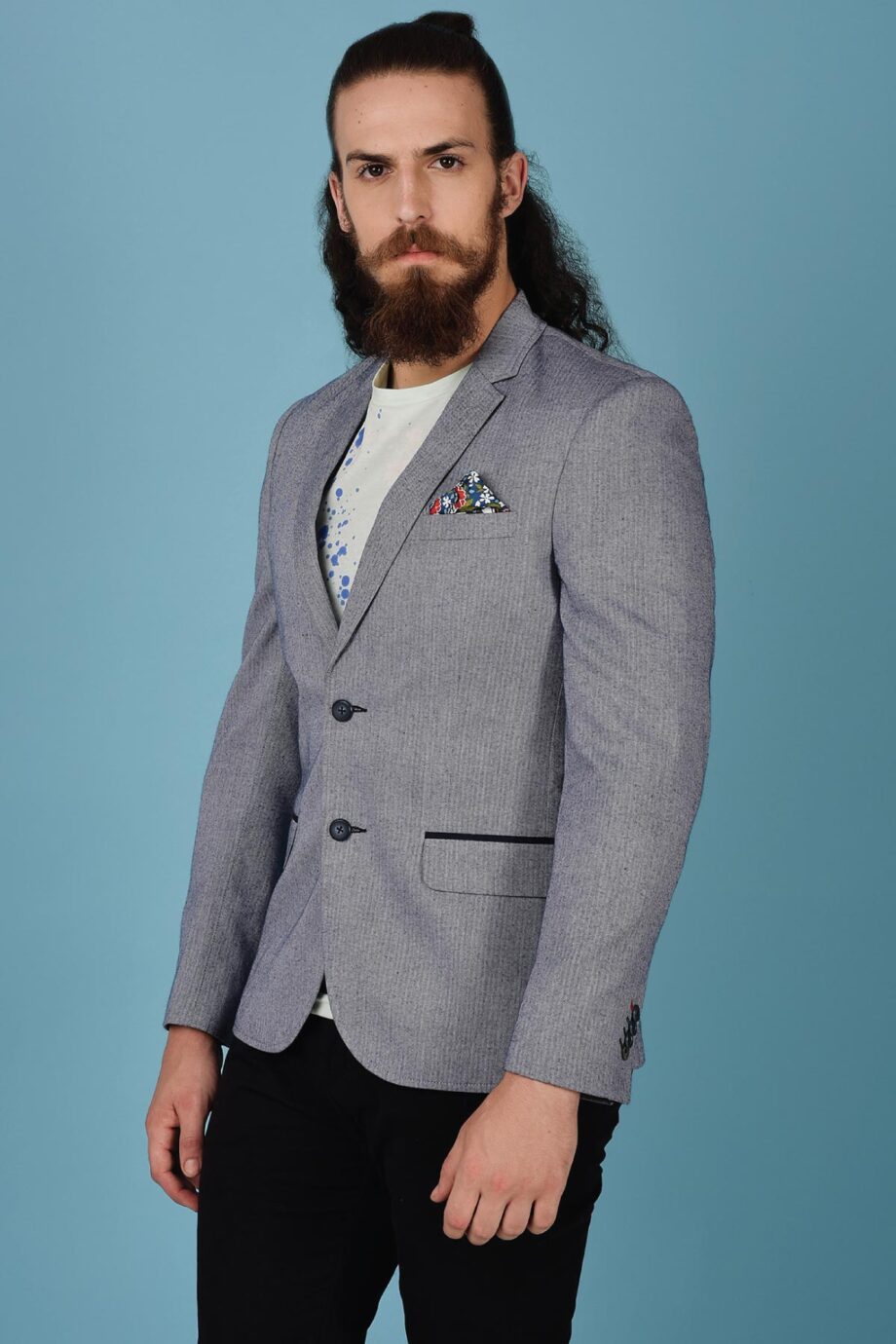 Herringbone Summer Blazer