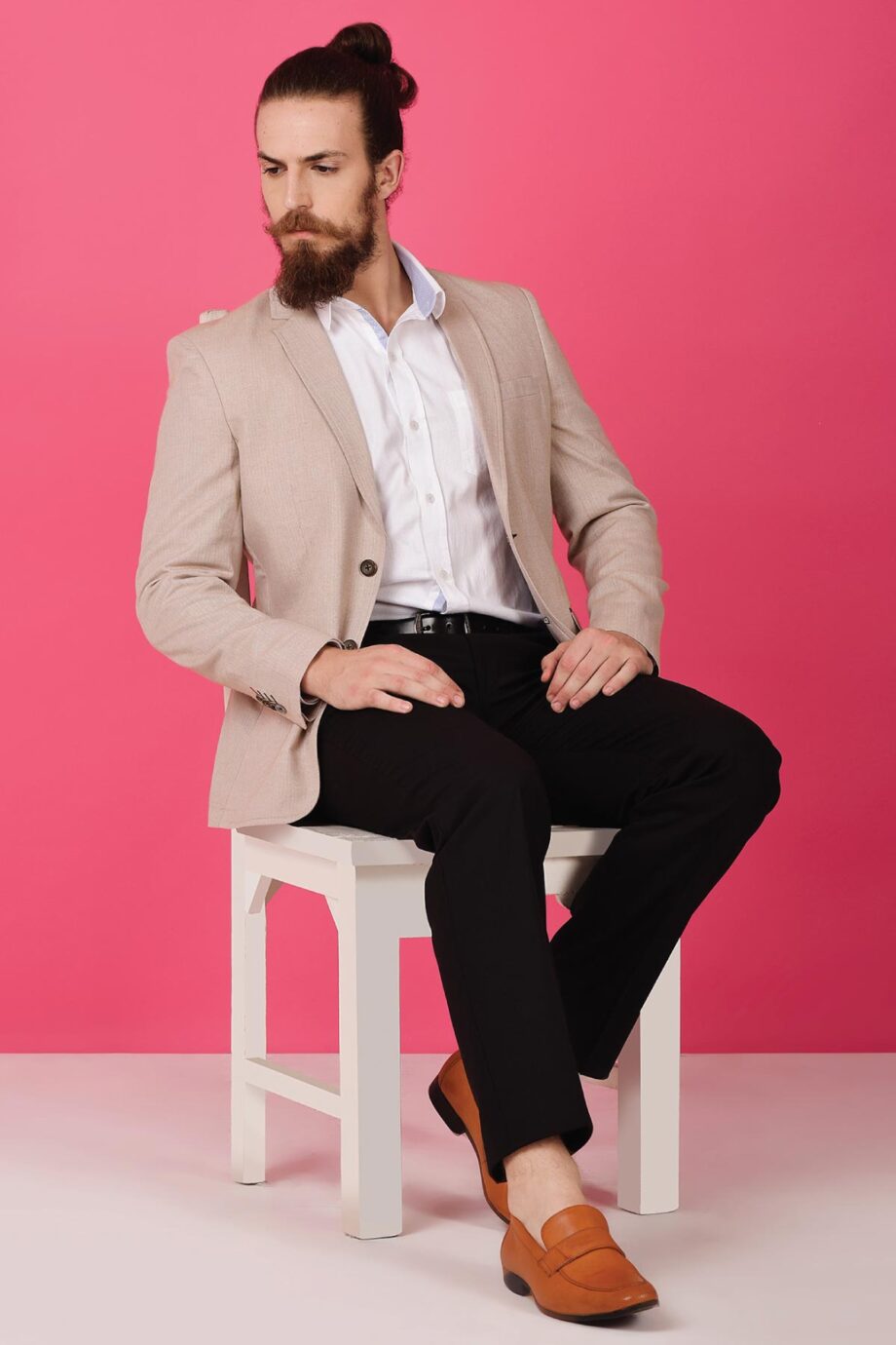 Herringbone Summer Blazer
