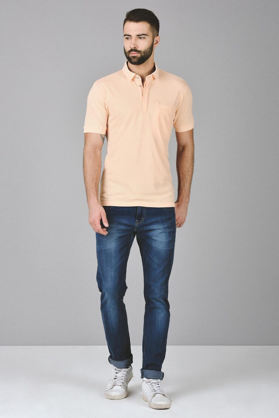 Hidden Placket Polo