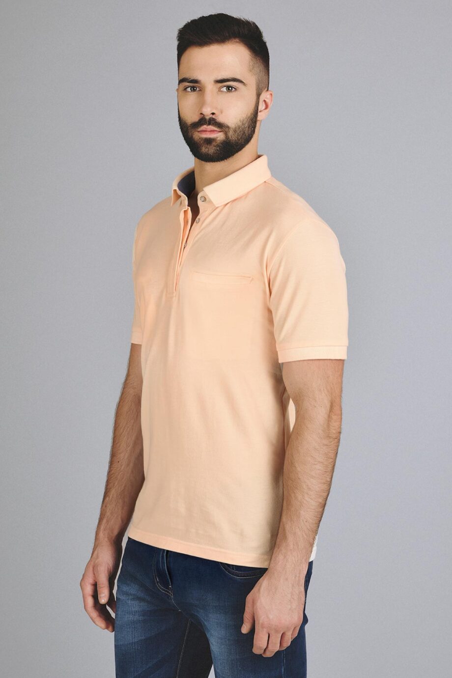 Hidden Placket Polo