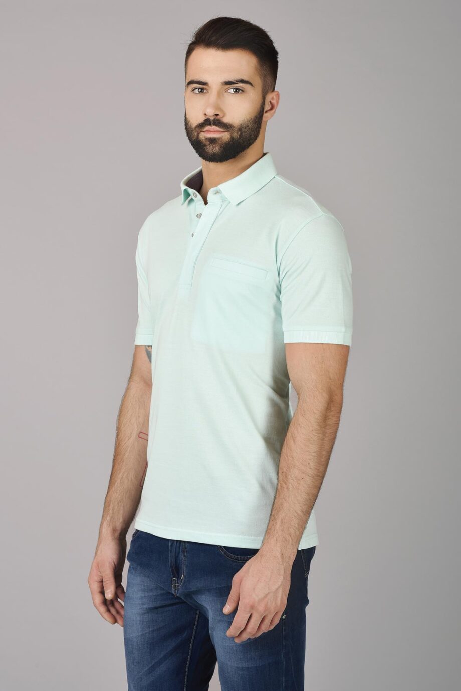 Hidden Placket Polo