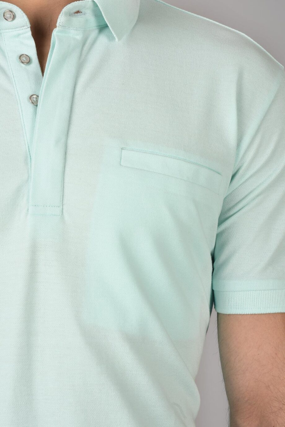 Hidden Placket Polo