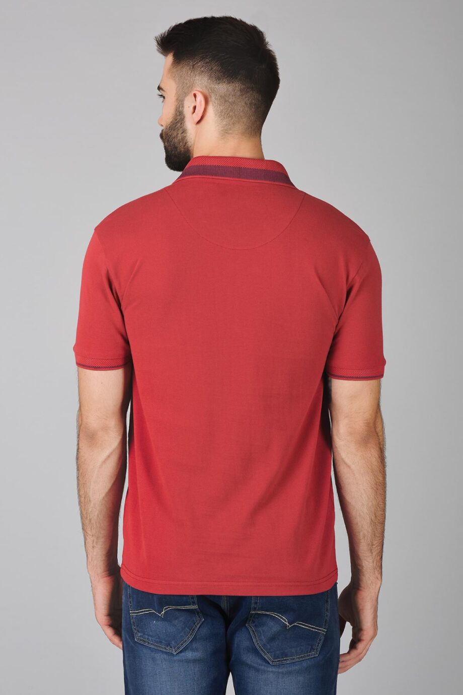 Jacquard Border Polo