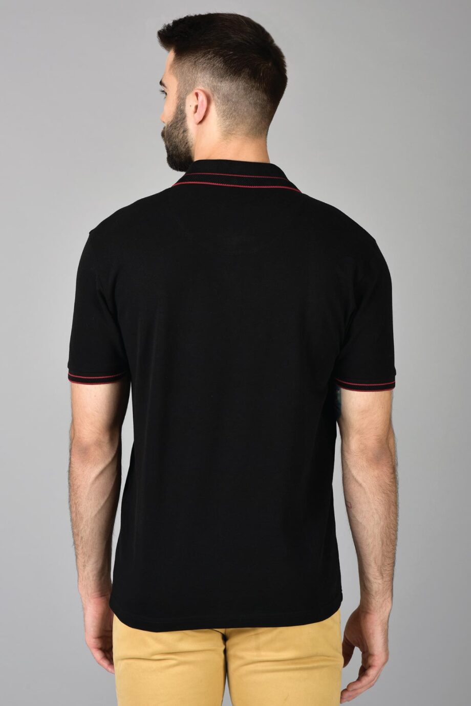 Half n Half Placket Polo