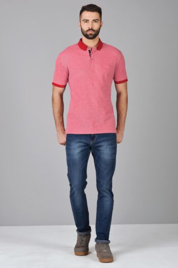 Contrast Rib Polo