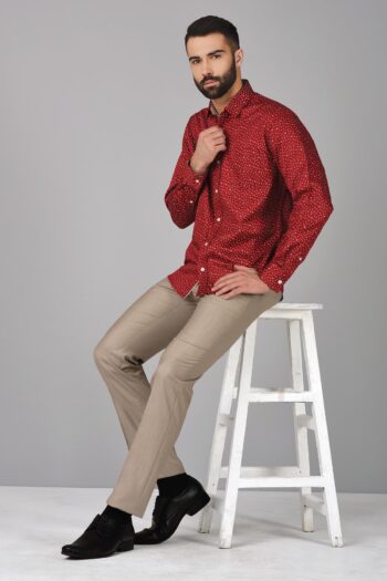Leaf Print Shirt
