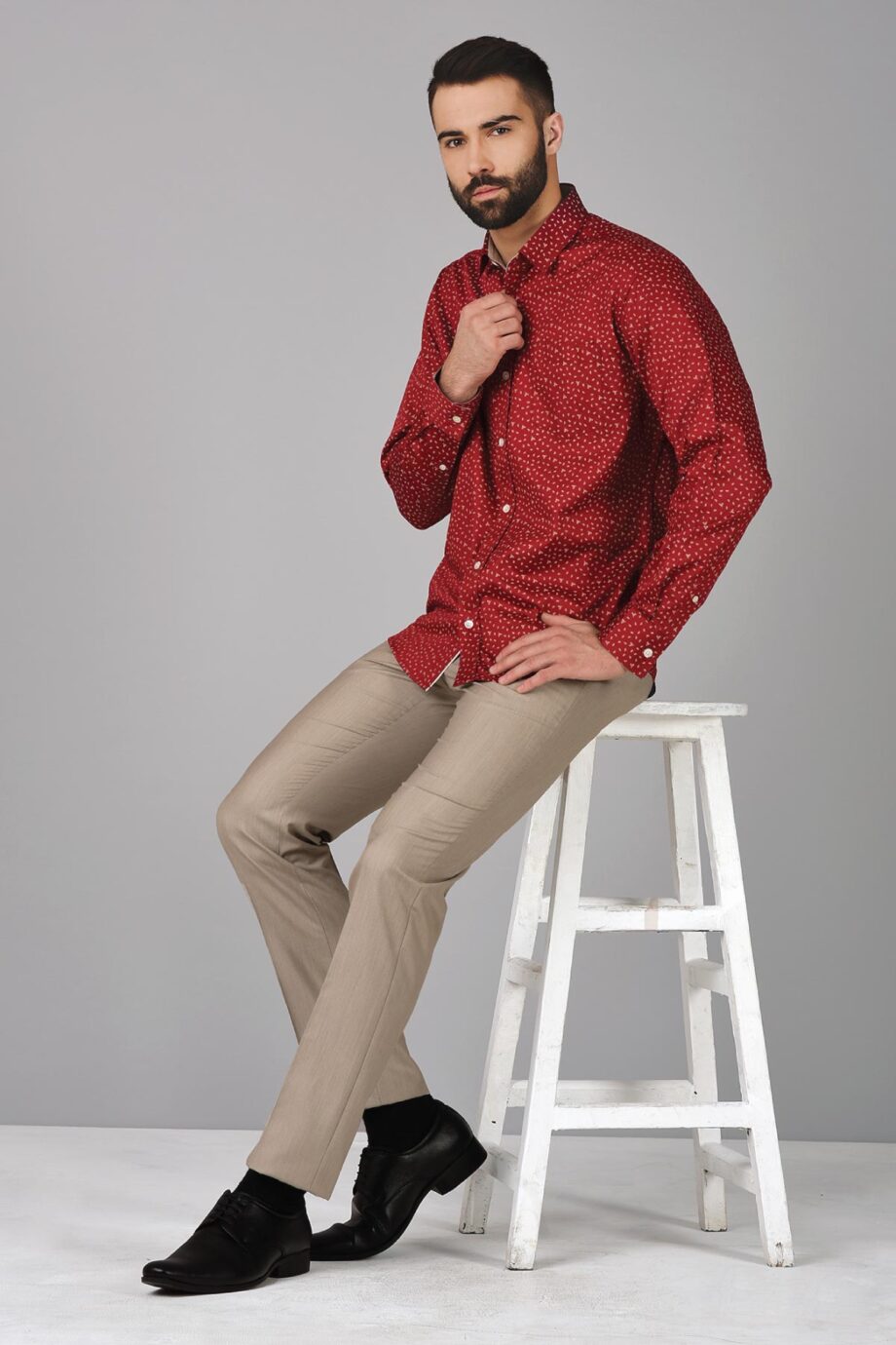 Leaf Print Shirt