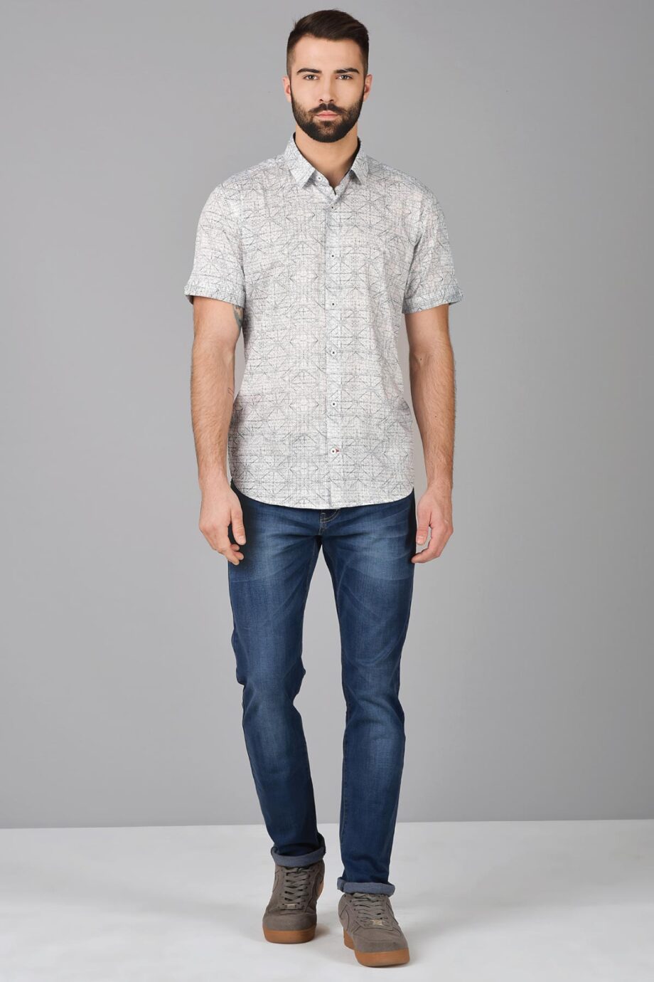 Sleeve Button Shirt