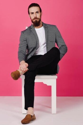 Jacquard Summer Blazer