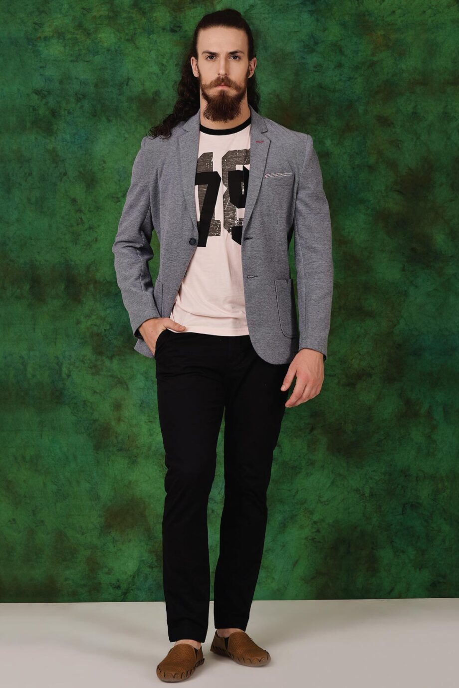 Pocket Patch Summer Blazer